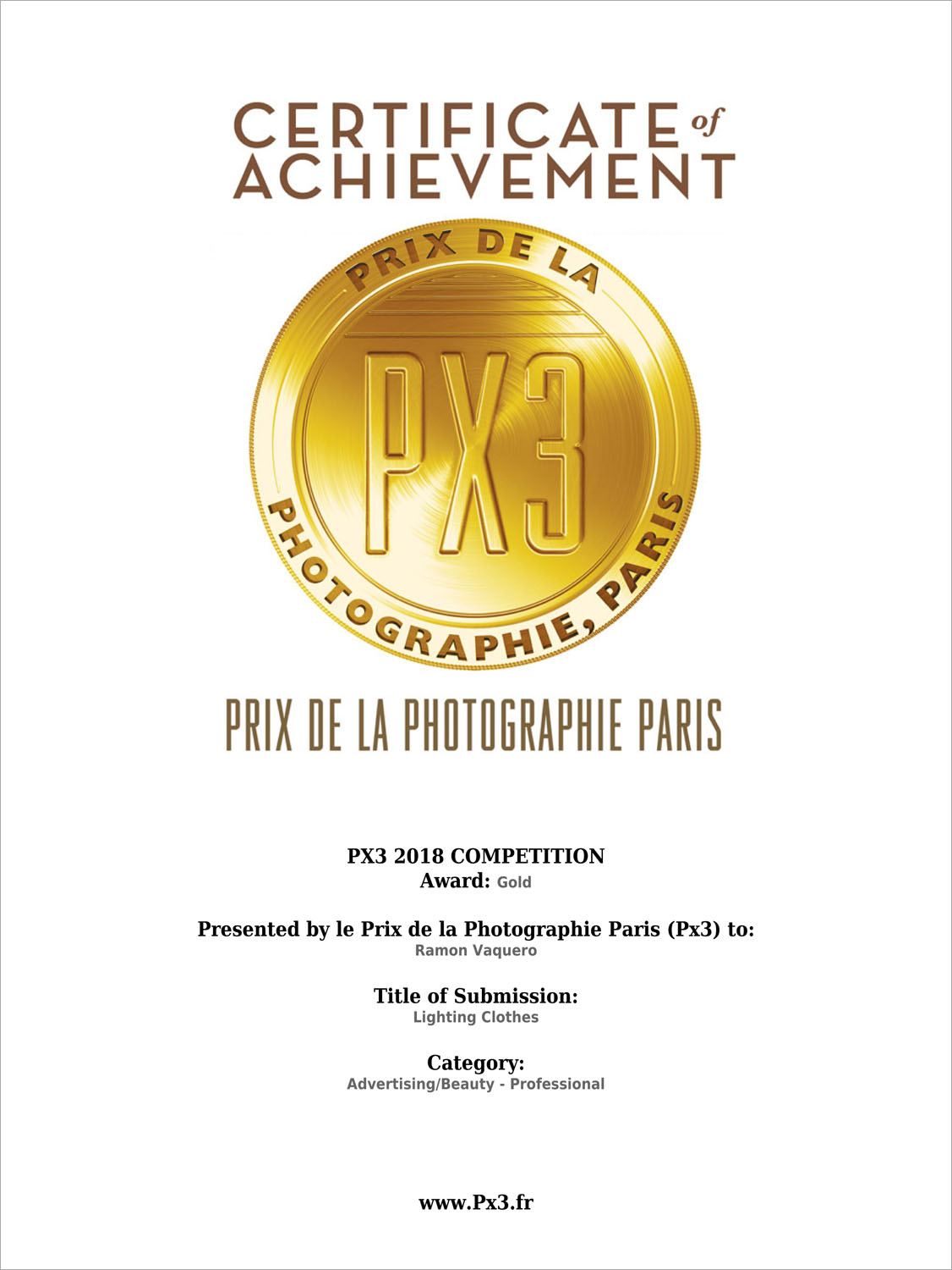 ramon_vaquero_gold_award_px3_paris